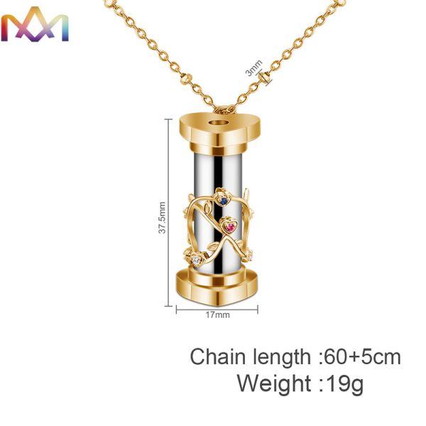 Ожерелье калейдоскопа мини женщин выгравированное привесное