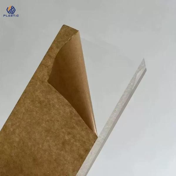 Standard Size Clear Acrylic Sheet 100% PMM Material Virgin