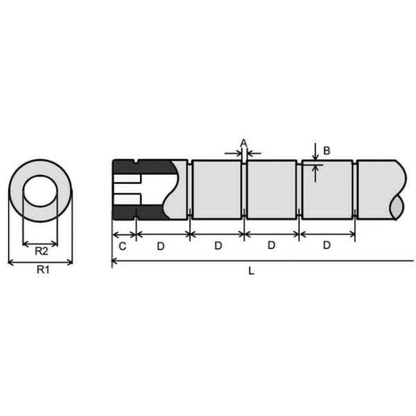 Tugboat Roller Fenders with Round Hollow Chamber and Grooves for Chains and Straps - Wide Range of Sizes for Marine Protection