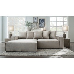 Wholesales low price couch Grey color fabric solid wood frame+high density foam cum sofa set for living room Apartment