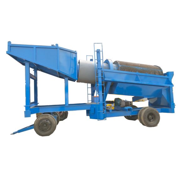 High Work Efficiency Modular Design Gold Trommel Wash Plant with Engine Core Components