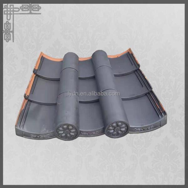 templo japonês grosso Matt Unglazed Traditional das telhas de telhado de 10mm