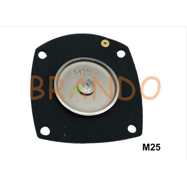 1 Inch Turbo Type Black Nitrile Rubber Diaphragm For Pulse Blowing Valve ISO / CE