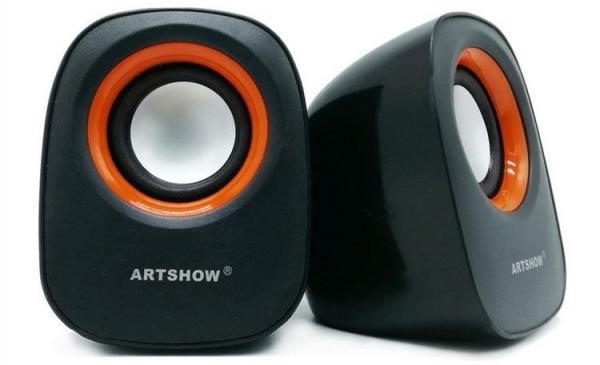 Estéreo prendido portátil do orador 3.5mm do computador de USB5V para o portátil 3W