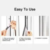 Self-Adhesive EVA Foam Insulation Tape White Weather Stripping Tape for Door Window Draught Excluder Anti-Collisi