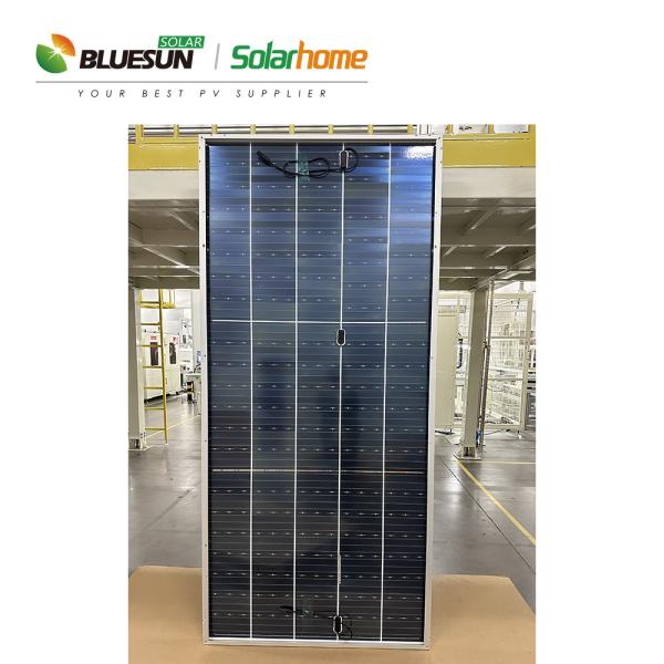 High Efficiency 96 Cells Monocrystalline 600Watts Shingled Solar Panel Overlap Mono 600w 48v 24v Solar Panels