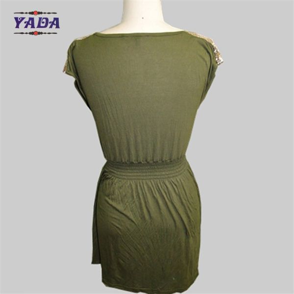 Дамы спускают пуговицы эластичная талия стройная повседневная мини юбка сексуальная женщина большой размер дамское платье с низкой ценой