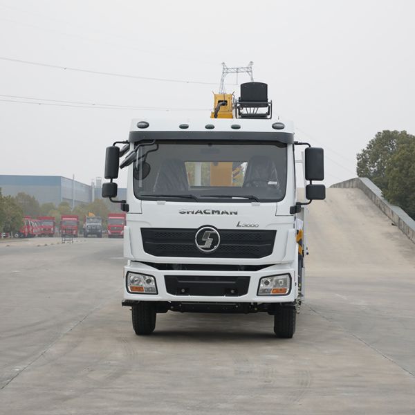 Remote Controlled 6.3 Ton Hydraulic Straight Boom Truck Mounted Crane on Shacman L3000 4X2 Chassis