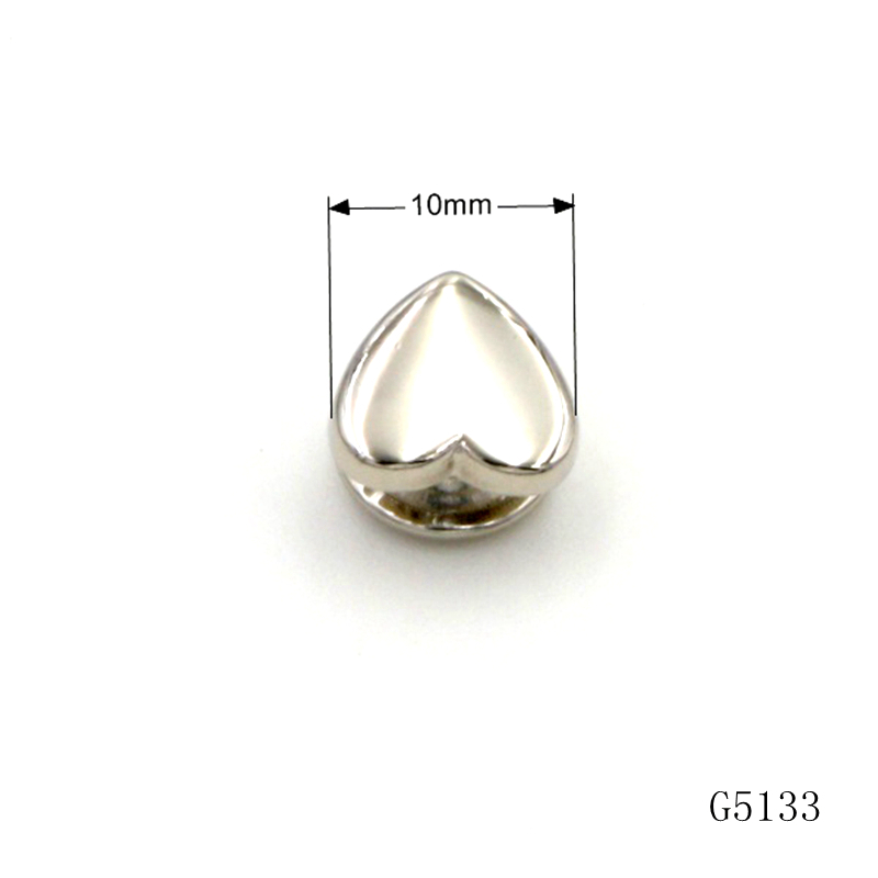 Flat Zinc Alloy Rivet 10mm Corrosion Resistant Metal Rivets For Leather