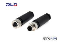 IP67 revestem o conector impermeável do homem 5Pin do conector de cabo da tomada de poder da C.C. Famale