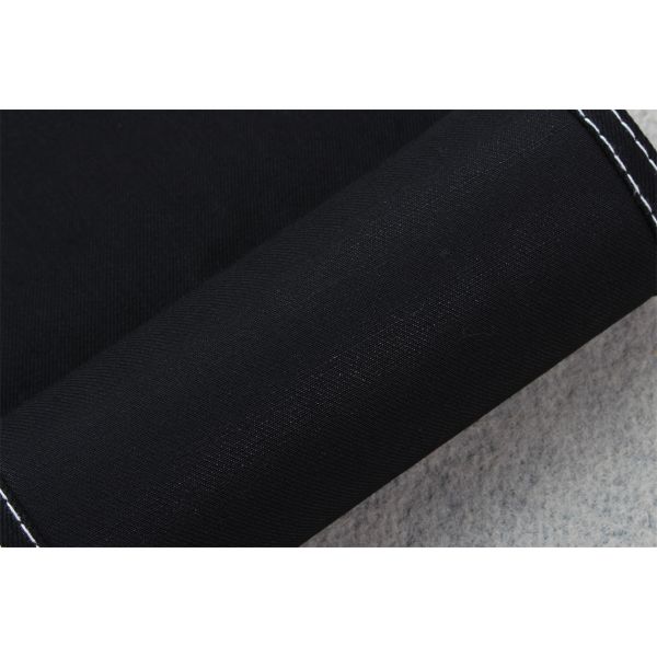 10 Once Black Black Slub Cotton Polyester Spandex Denim Jeans Fabric