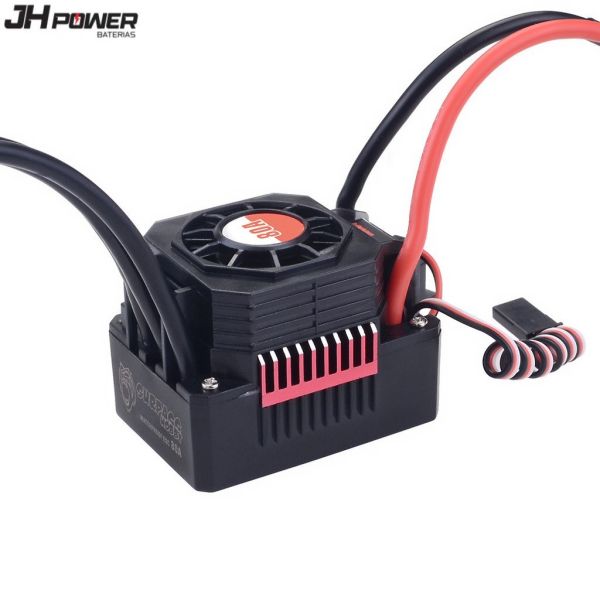 Brushless waterproof ESC 80A speed controller for model remote control cars