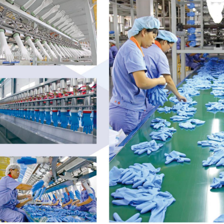 Brown Color Sterile Orthopaedic Surgical Gloves Natural Rubber Latex Orthopaedic Gloves