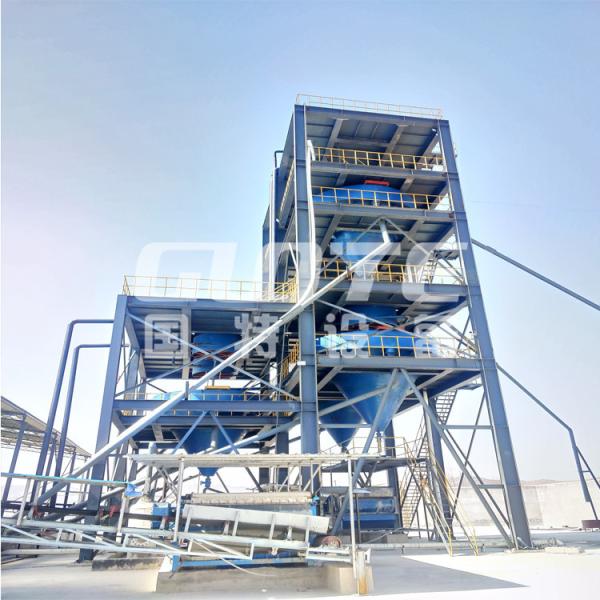 Machine de lavage et de sélection de sable de silice à faible teneur en Fe
