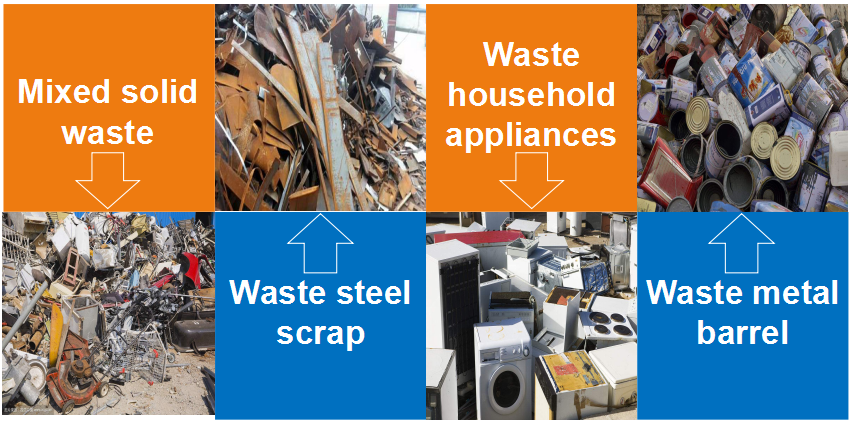 Durable Waste Metal Crusher Machine Household Appliances Recycling Equipment