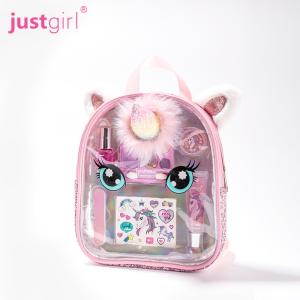 Pink Furry Plastic Pretend Makeup Set