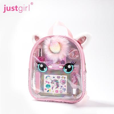 Pink Furry Plastic Pretend Makeup Set