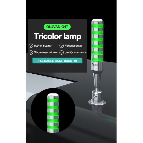 Feu de signalisation d'avertissement réglable LED rotatif avec longue durée de vie 50000 heures