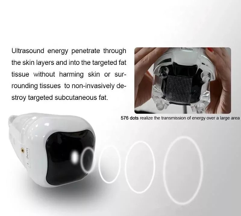 Уменьшение целлюлита машины 0.8cm 1.3cm красоты ультразвука HIFU Liposonic