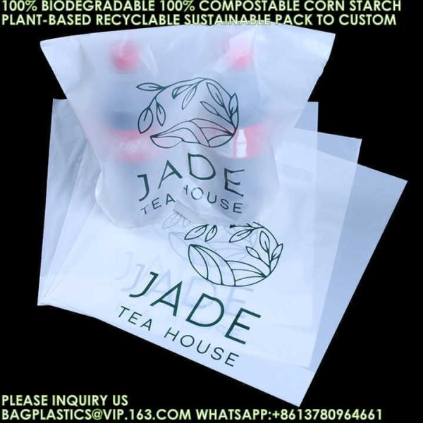 Eco-Friendly Recyclable Bag Corn Starch Compostable Beverage Bag 100% Biodegradable Vegetable Fruit Pouch Bags