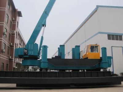 Vibration Free Hydraulic Static Pile Driver , Sheet Pile Driving Equipment