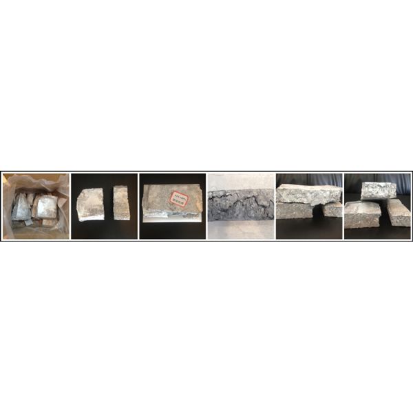 Слиток AlCo10 AlCo20 мастерского сплава кобальта AlCo алюминиевый для алюминиевых выплавок металла