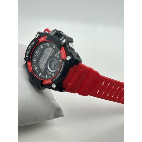 Цифровые спортивные часы на батареях с силиконовым ремнем 3ATM водонепроницаемыми