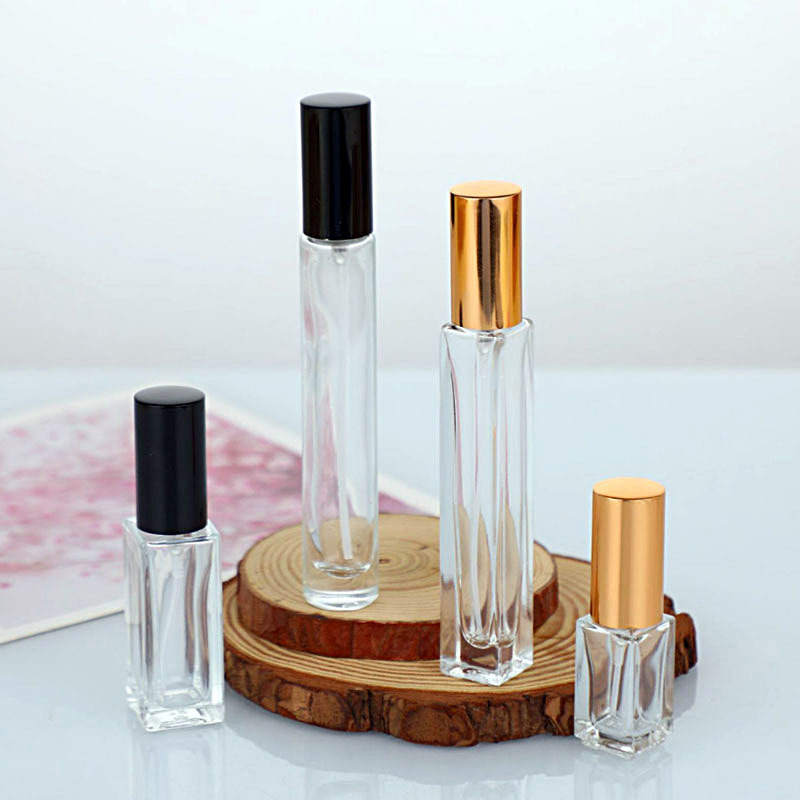 Magnet Cap Small Clear Glass Perfume Container Transparent Bottle Ideal For Perfume Oil Packaging Cell Phone 8618200982640