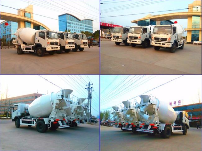 Тележка ДФАК Донфенг 4С2 5М3 небольшая конкретная, конкретная тележка смесителя цемента в 5 кубических метров