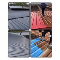 Carreaux de couleur acier peinture à l'eau rénovée OEM Carreaux de revêtement de protection métallique Peinture anti-rouille rénovée pour le métal