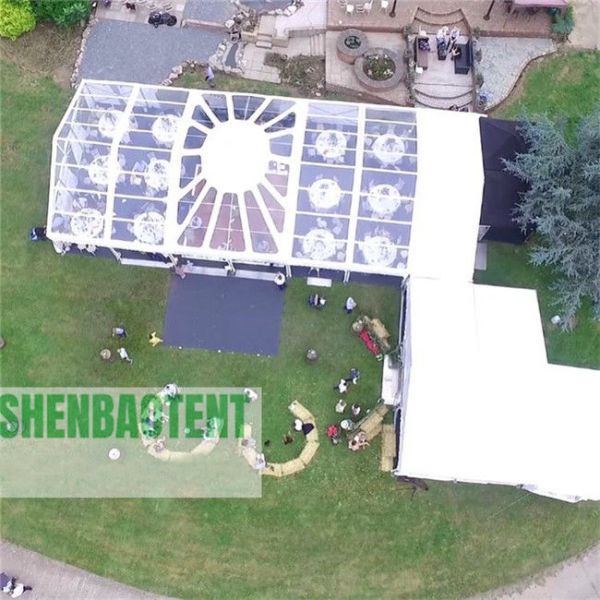 Summer Holiday Transparent Marquee Tent Wedding Family Party Event Stable