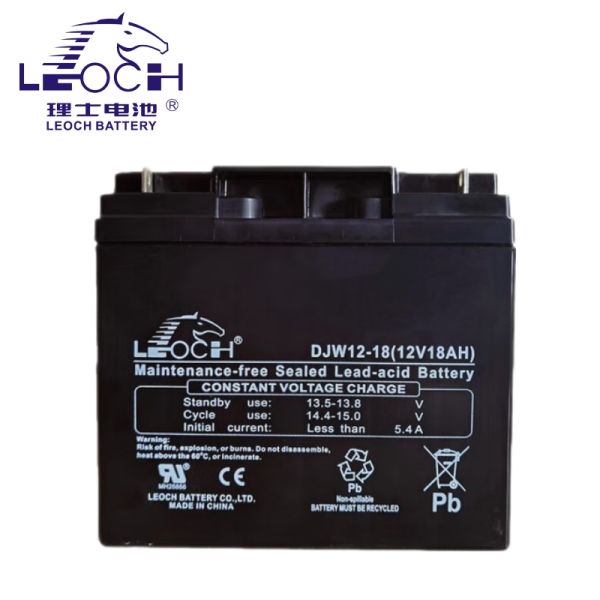Долговечная Leoch батарея DJW12-18 12V18Ah для солнечной энергии