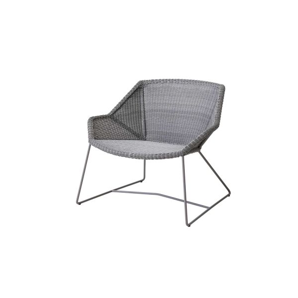Outdoor Furniture Grey Rattan Rope Chair for Hotel Outdoor Relaxation