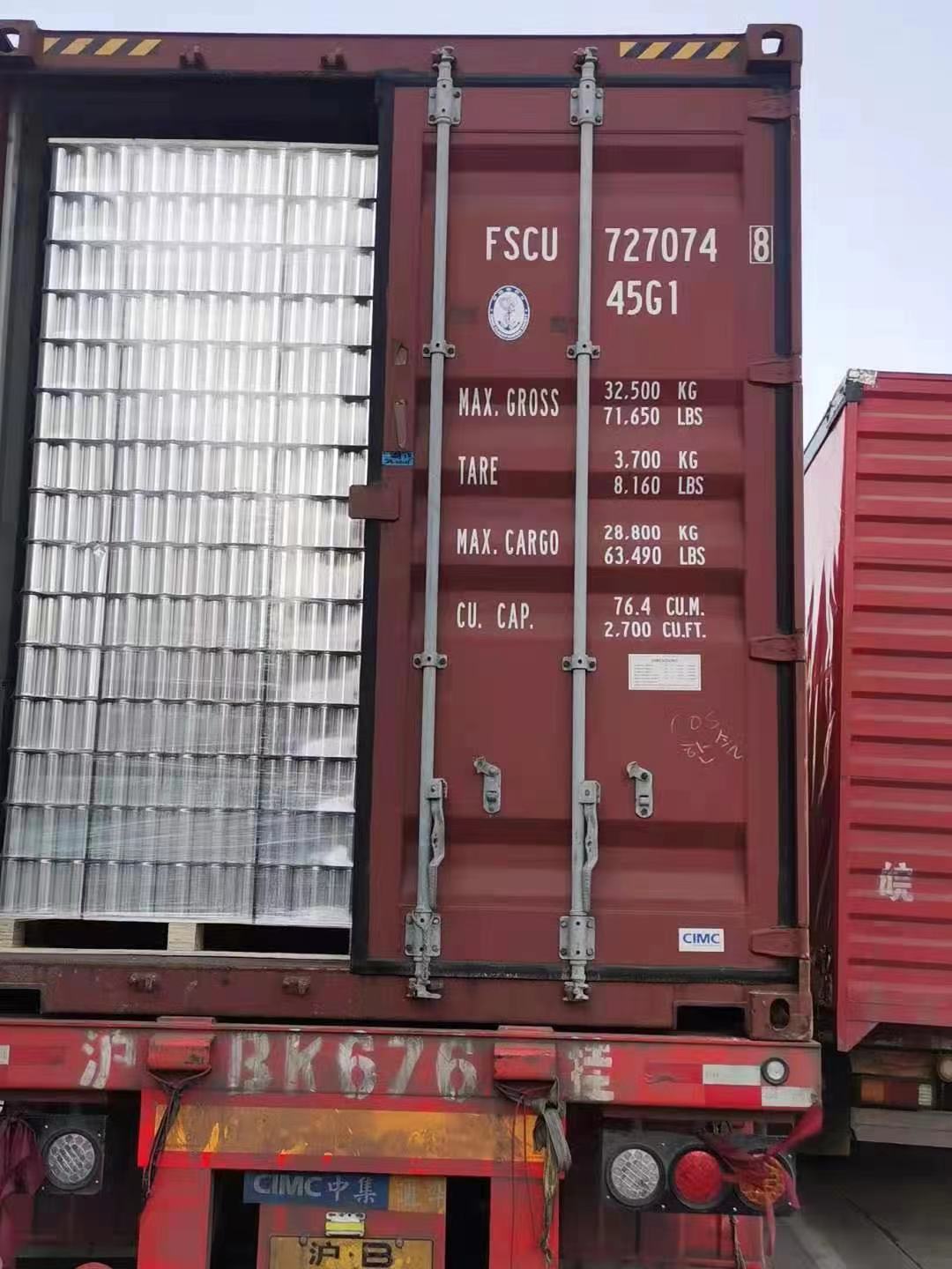 Красные пустые алюминиевые консервные банки 473ml на шея 52mm диаметра Jima напитков