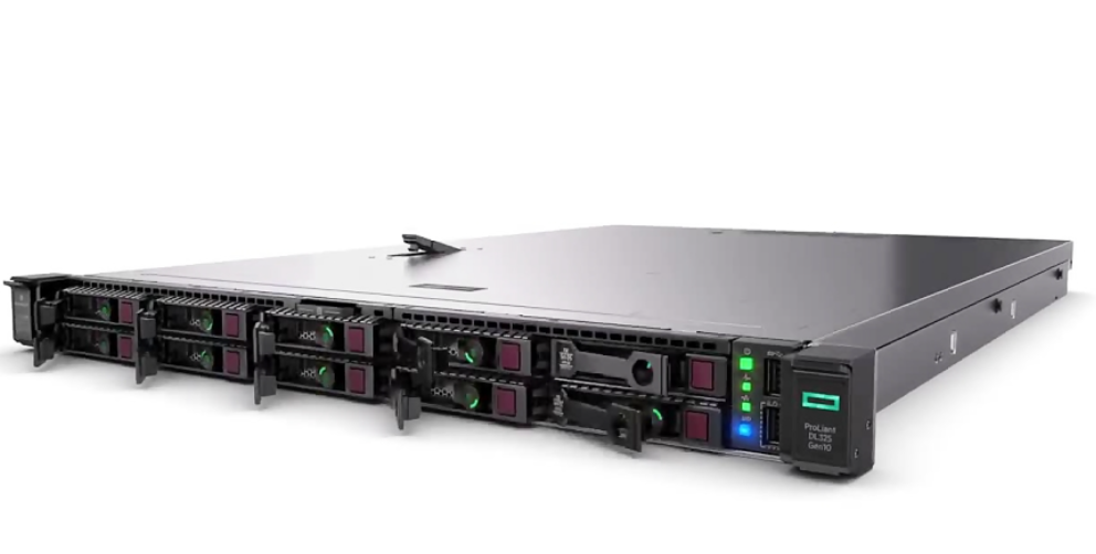 AMD EPYC 7532 Powered HPE ProLiant DL325 Gen10 Server with HPE Smart Array E208i-a SR