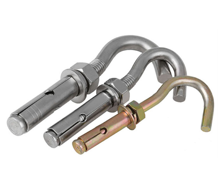 Ring Hook Concrete Sleeve J Type Expansion Anchor Bolts Zinc Plated Stainless Steel