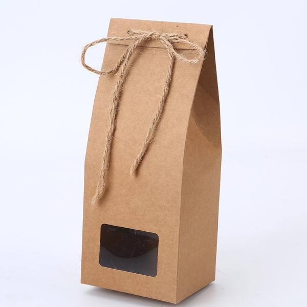 Sacos médios seguros do presente do papel de embalagem do alimento biodegradável 250g