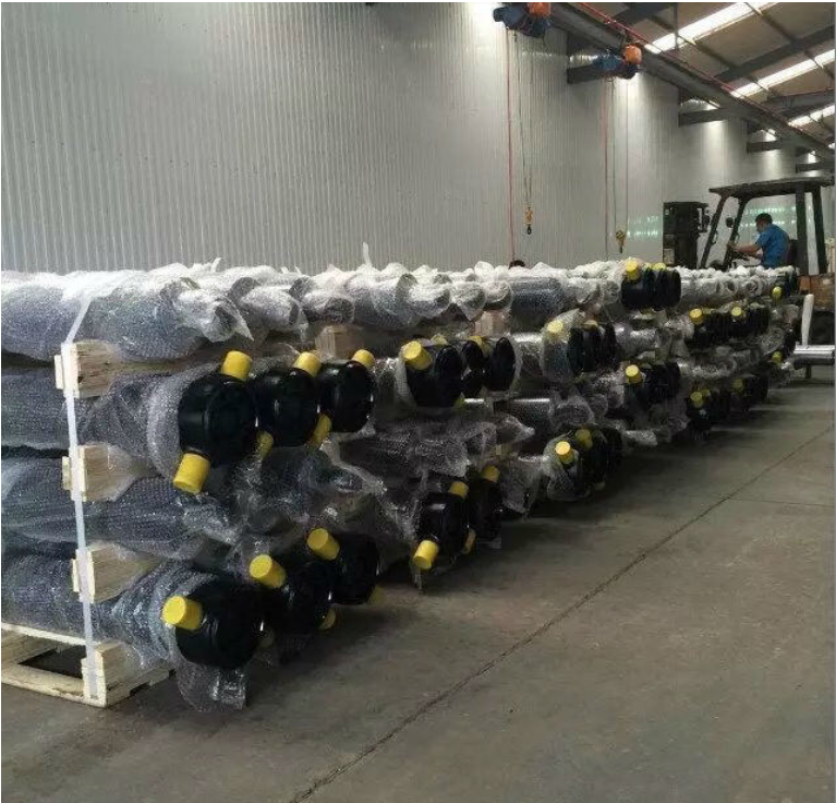 Single Acting Dump Trailer Hydraulic Cylinder , Telescopic Dump Truck Cylinders