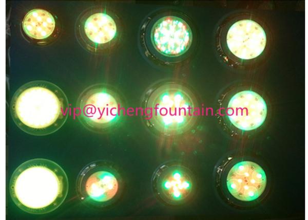 14 Programmes Color Changing LED Underwater Pool Lights AC12V Plastic And SS Material With Remote Controller