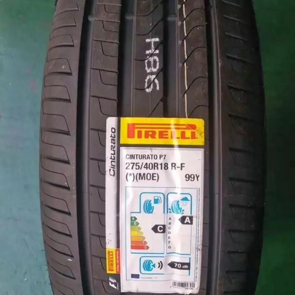 Self Adhesive Tire Label Sticker PP / PVC / Vinyl For Car Tyre