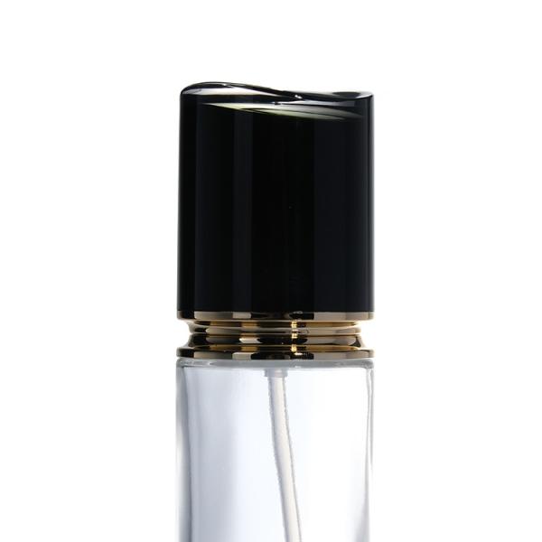 OEM Wholesale Black Empty Cosmetics Glass Face Cream Jar Lotion Pump Bottle Cosmetic Packaging Set