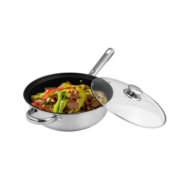 Cookware нержавеющей стали ресторана 12pcs установил подгонянный логотип