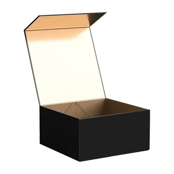 Foldable Rigid Cardboard Box With Magnetic Closure Paper Gift Box For Watch Wedding Party