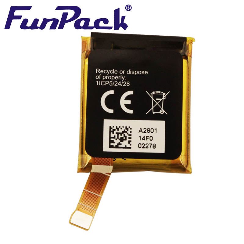 пригодный для носки материал батареи 400mAh 1.54Wh перезаряжаемые Polymerthe прибора 3.85V