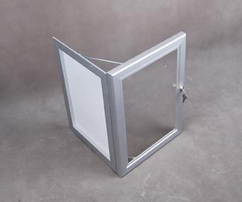Custom Print Lockable Poster Display Frames , Various Size Aluminium Snap Frames