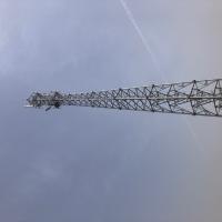 O mergulho quente galvanizou 3 ou 4 torre de aço tubular dos pés 80meter