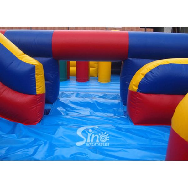 Great Fun Outdoor Kid Giant Inflatable Amusement Park For Commercial Use
