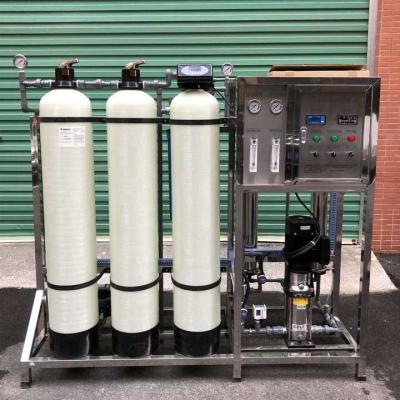 Máquina de tratamento de água pura de osmose reversa 500LPH de pequena capacidade