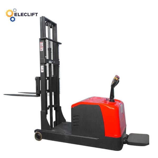 PLC Control Electric Warehouse Forklift Trucks Lifting Height 6-8 Meters