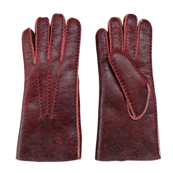 Christmas Gift Stock Merino Lamb fur Shearling Sheepskin Gloves for Women